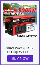 2000 Вт DC 12 В к AC 220 В USB автомобильный инвертор зарядное устройство конвертер адаптер DC 12 к AC 220 модифицированный синусоидальный волновой трансформатор