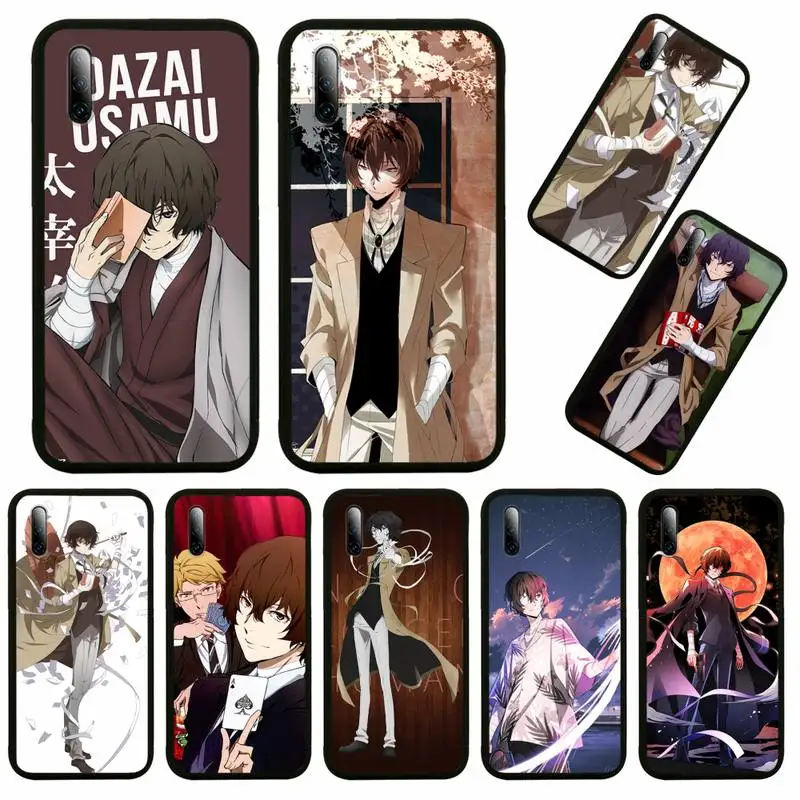 

Japan Anime Bungou Stray Dogs Dazai Osamu Phone Case For Huawei P9 P10 P20 P30 P40 Novi Lite Pro Smart Cover