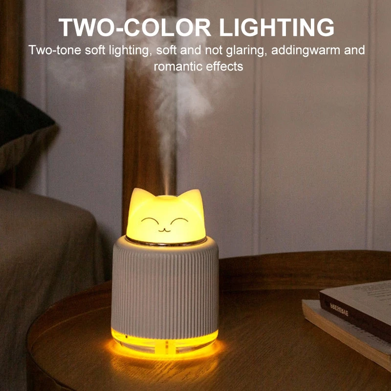 Ультразвуковой увлажнитель воздуха для домашнего офиса с мультяшным кроликом 250