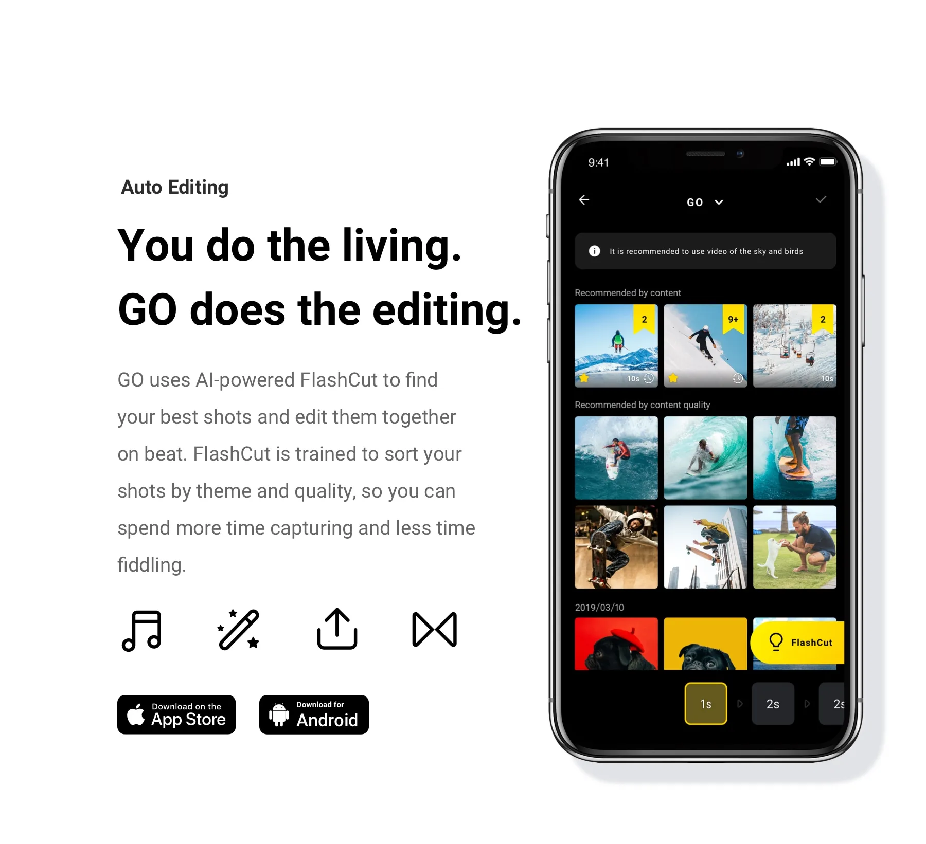 Insta360 GO Camear Спортивная Экшн-камера Insta 360 Go 1080P стабилизированная камера AI авто-монтаж Hands-free для iPhone и Android