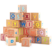 26pcs wooden abc blocks baby alphabet letters counting building block set animal fruit pattern toddler toy nursery bedroom decor