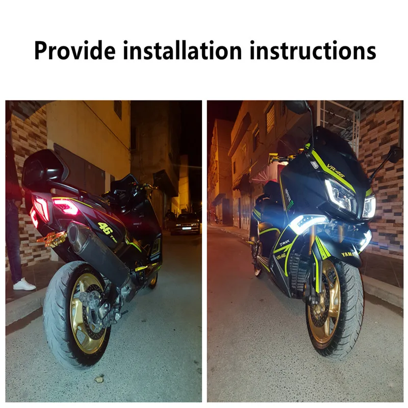 Для TMAX 530 Передние Задние Тормоза светильник светодиодный поворотник s