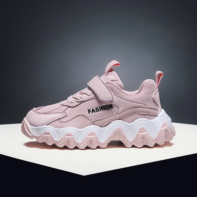 Spring Children Shoes Kids Sneakers Girls Sports Trainers Breathable Leisure Boys Running Thick Sole Child Platform | Детская одежда и