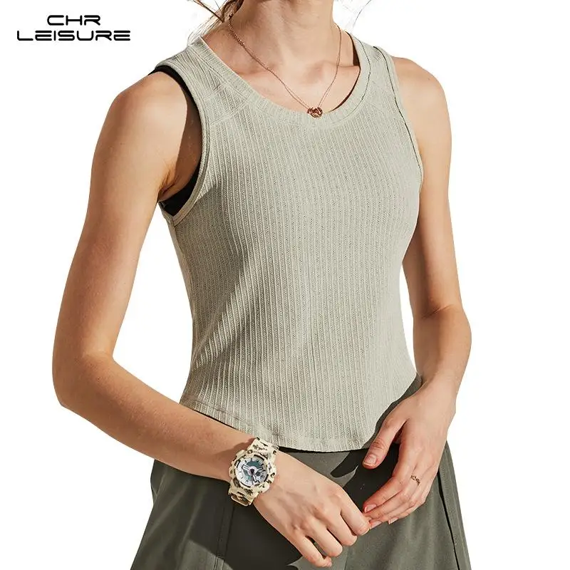 

CHRLEISURE Women's Sports Top for Fitness Running Sleeveless Women's Summer Tank Tops Summer Tops for Women 2021