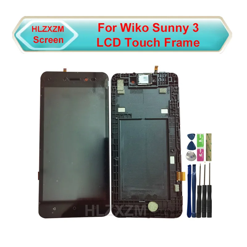 

For Wiko Sunny 3 W-K120 LCD Display With Touch Screen With Frame Digitizer Assembly Sensor Replacement With Tools