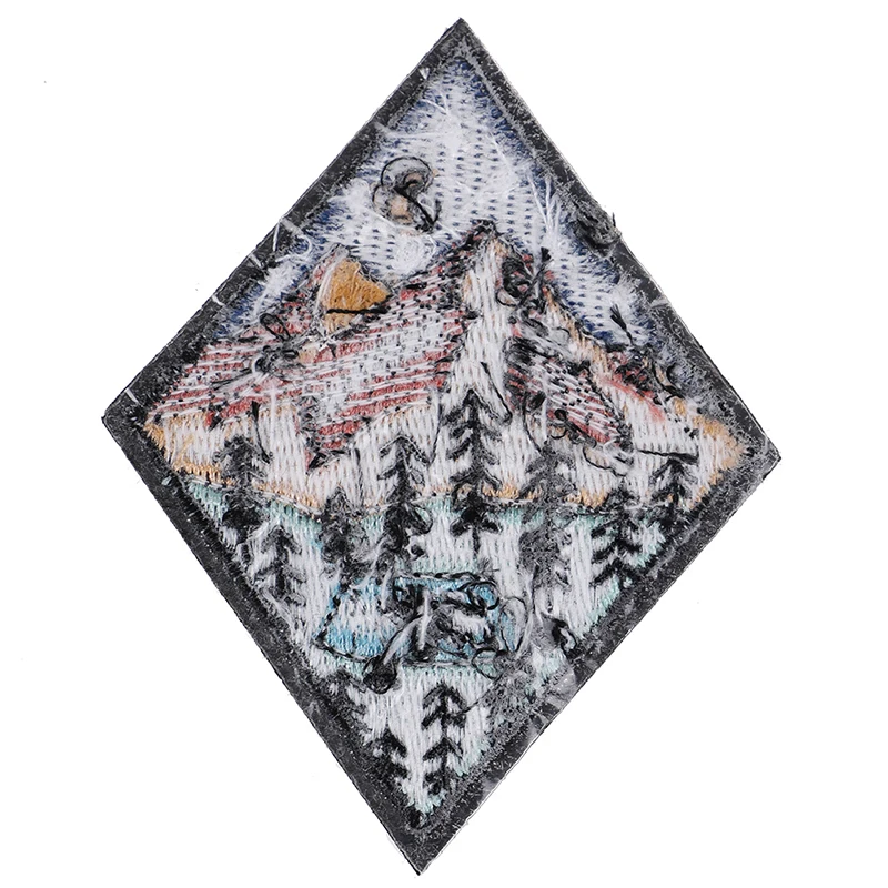 Походной жизни вышитые патч Открытый Кемпинг знак аппликация пришить 1