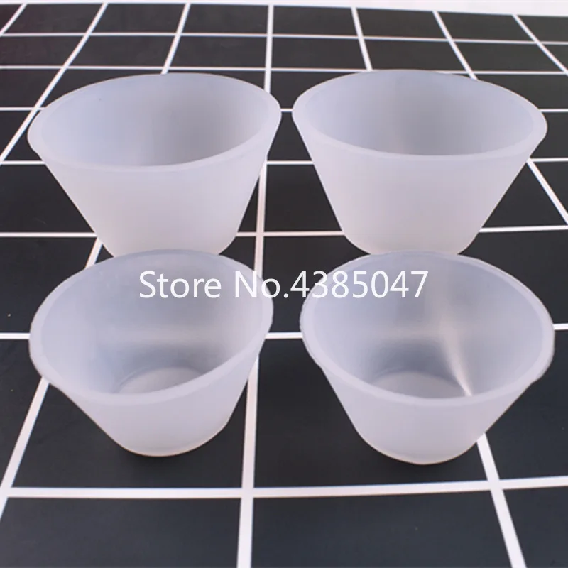 Силиконовая чашка для распределения 1 шт. инструменты клея из смолы со шкалой