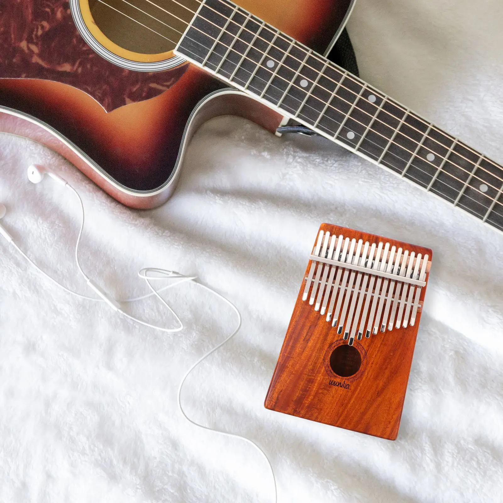 

1 Set Kalimba 17 Keys Thumb Piano Simple Musical Instrument Adult Child Finger Piano