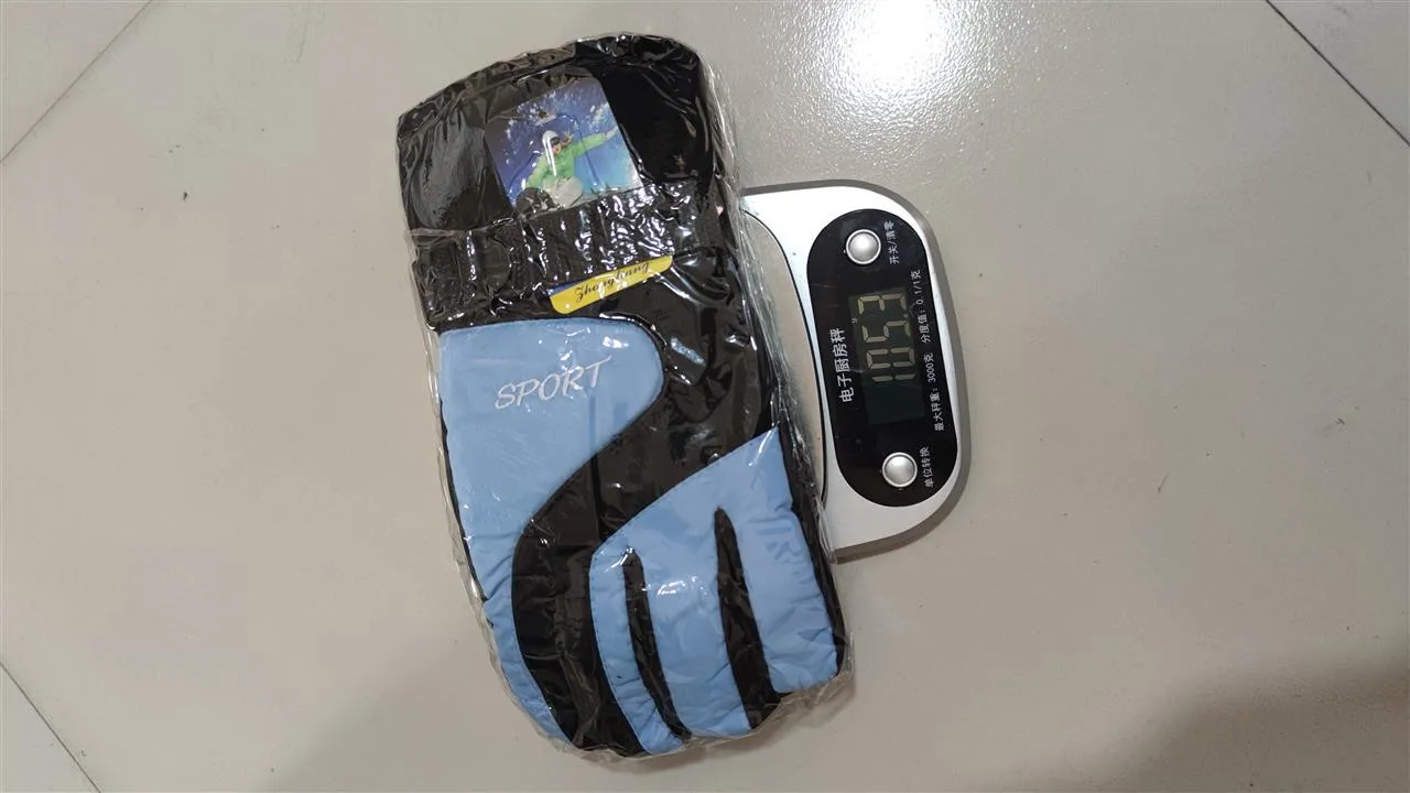 

Waterproof Winter Skiing Snowboarding Gloves Warm Mittens For Kids Full-Finger Gloves Strap for Sports Skiing Cycling