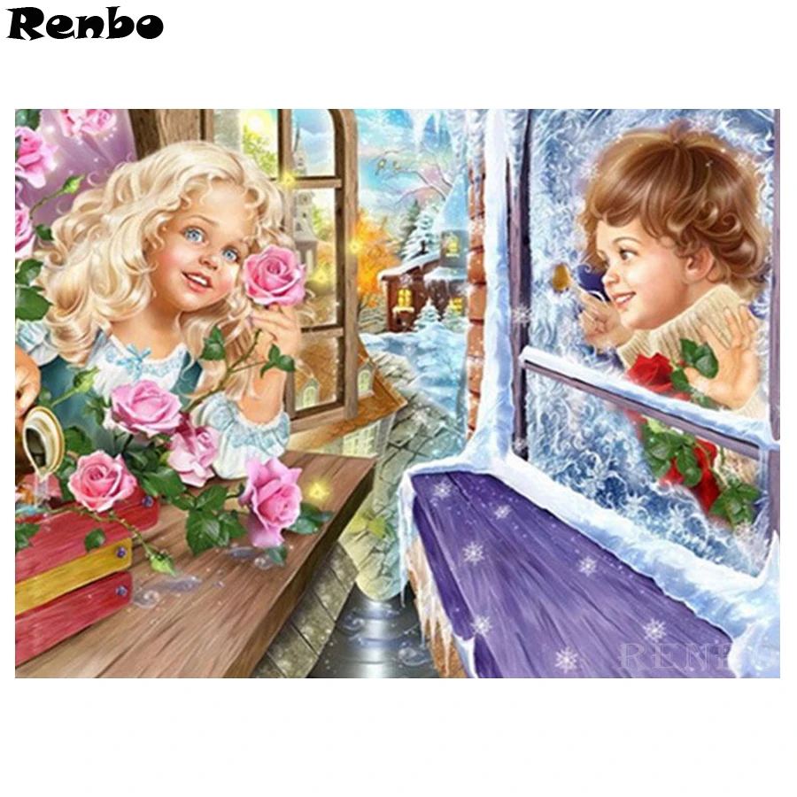 Алмазная картина для мальчиков и девочек полностью квадратная/круглая сделай