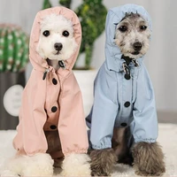 dog suit costume dog jumpsuit romper raincoat for dogs waterpro tracksuit band hat hoodies luxury pet clothes