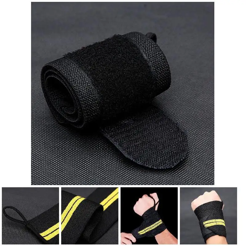 Тяжелая атлетика спортивный браслет на запястье для тренажерного зала с