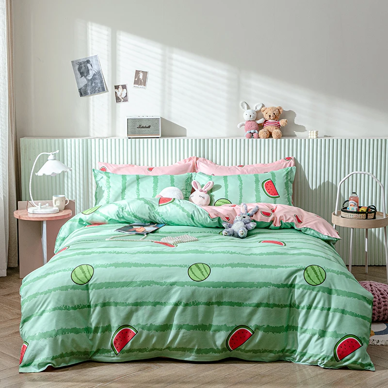 Детский комплект постельного белья мультяшный мягкое постельное белье для