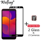 2 шт., защитная пленка для Huawei Y5P, закаленное стекло для Huawei Y6P, Y7P, Y8P, Y9S, Y6S, Y8S, 9H