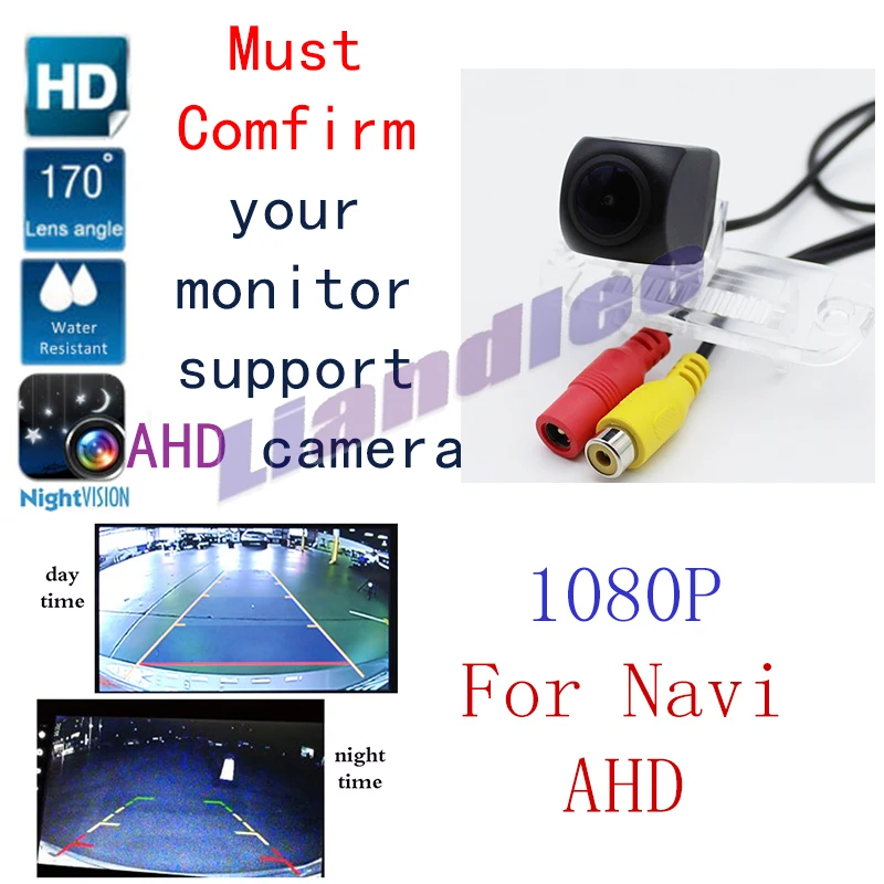 

Автомобильная камера заднего вида AMG CCD ночного вида, резервная камера AHD Vision 1080 720 RCA, водонепроницаемая камера для Mercedes Benz R300 R350 R280 R500 R63