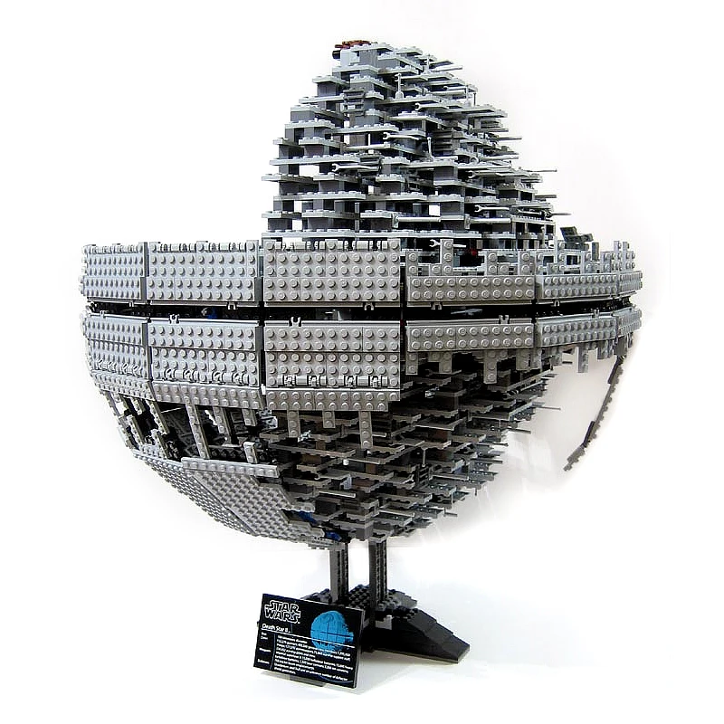 10143 звездная серия 05026 модель Death Star II Совместимость со строительными блоками StarWar