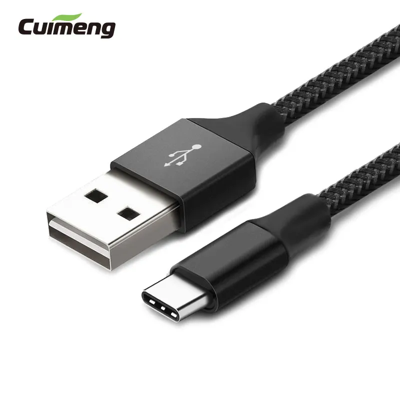 Кабель Cuimeng usb type C для быстрой зарядки samsung S9 Plus USB кабель синхронизации данных Xiaomi