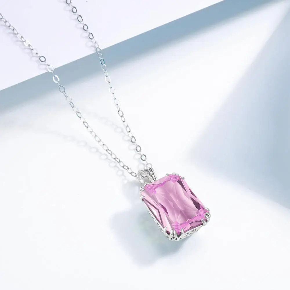 2020 Подвески Серебро 925 Оригинальные Серебряные Kawaii розового цвета с украшением в