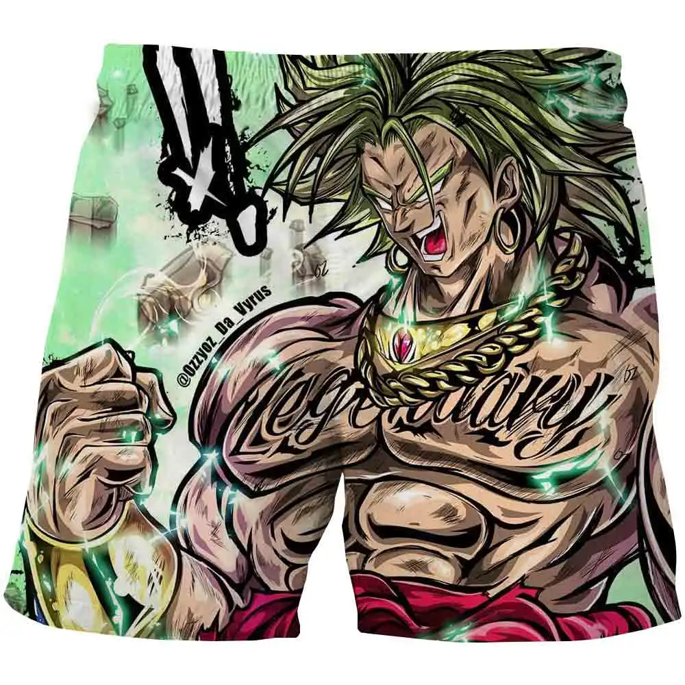 

2021 Children Boy Clothes Children Cartoon Japanese anime Goku-Dragon-Ball Shorts Summer Fashion Boy and Girl 3D Printed Shorts