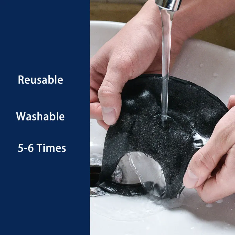 Корейская маска для лица с губкой 3 шт. моющаяся Пылезащитная многоразовая