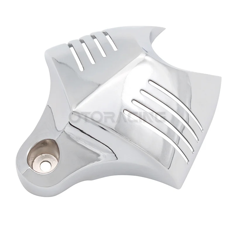 Мотоциклетные запчасти V Shield Stock Cowbell Horn Cover для Harley Dyna Glide Street FXDB Fat Bob Twin Cam 88 96 Electra EVO