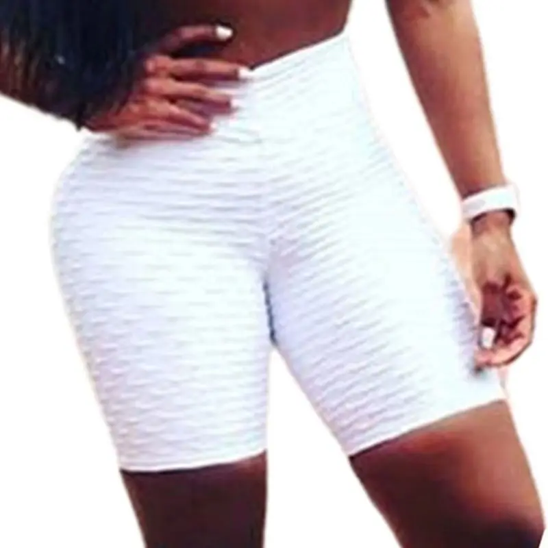 

Women High Waist Fitness Half Tights High Waist Skinny Compression Running Sport Yoga Shorts Ruched Butt Lift Hot Pants Leggings
