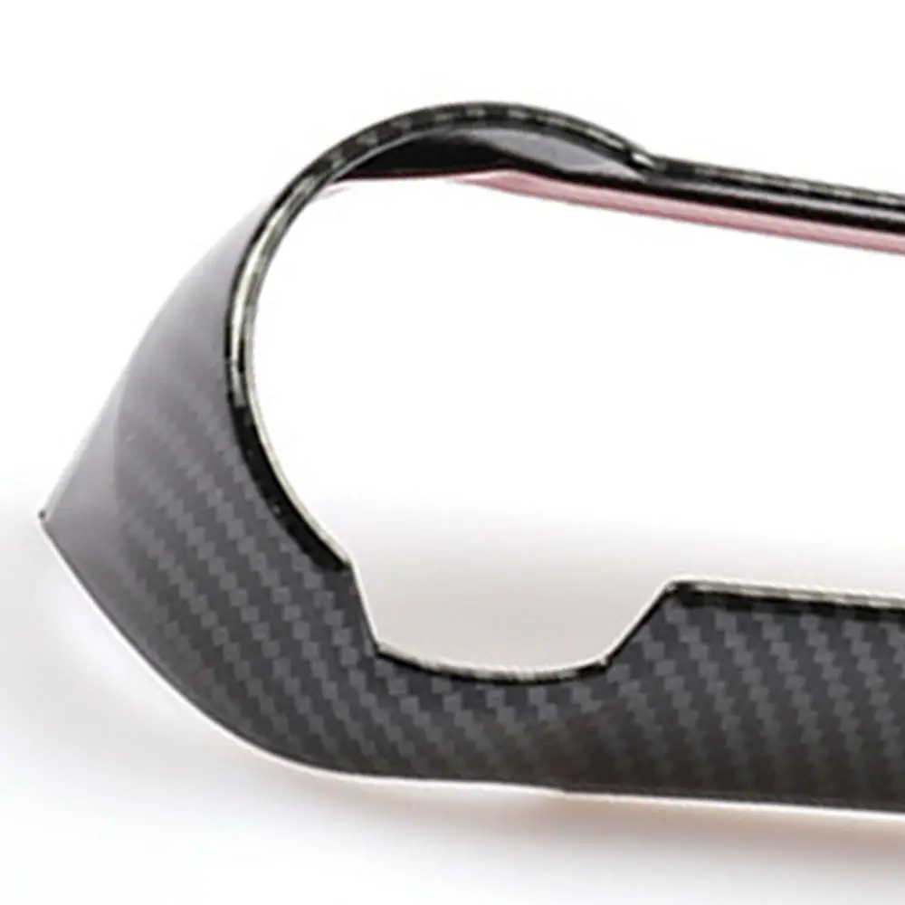 

Car Inner Air Condition Cover Frame Trim Stickers Carbon Fiber Imitation Car Accessories For Toyota RAV4 2019