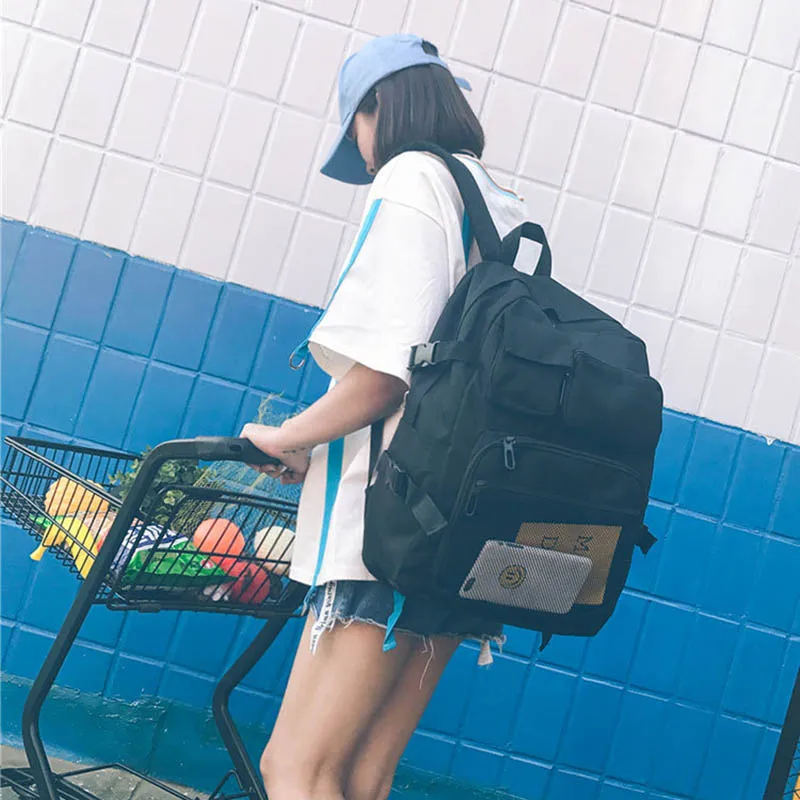 Женский рюкзак унисекс модная школьная сумка для девочек подростков