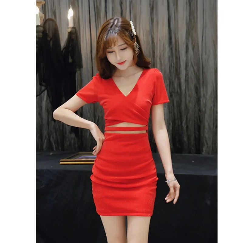 

Новинка 2021, женская одежда для ночного клуба, пикантное облегающее платье, сауна, Женская рабочая одежда для техника по купанию