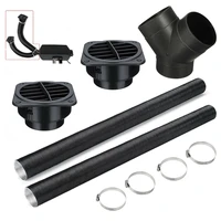 75mm car heater replacement kits air diesel parking heater ducting pipe yt piece air vent outlet hose tube connector with clamp