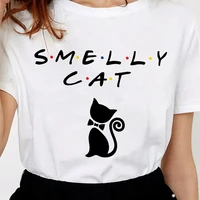 2021 summer new women graphic cartoon printed casual white t shirts fashion clothes female ladies top womens tees