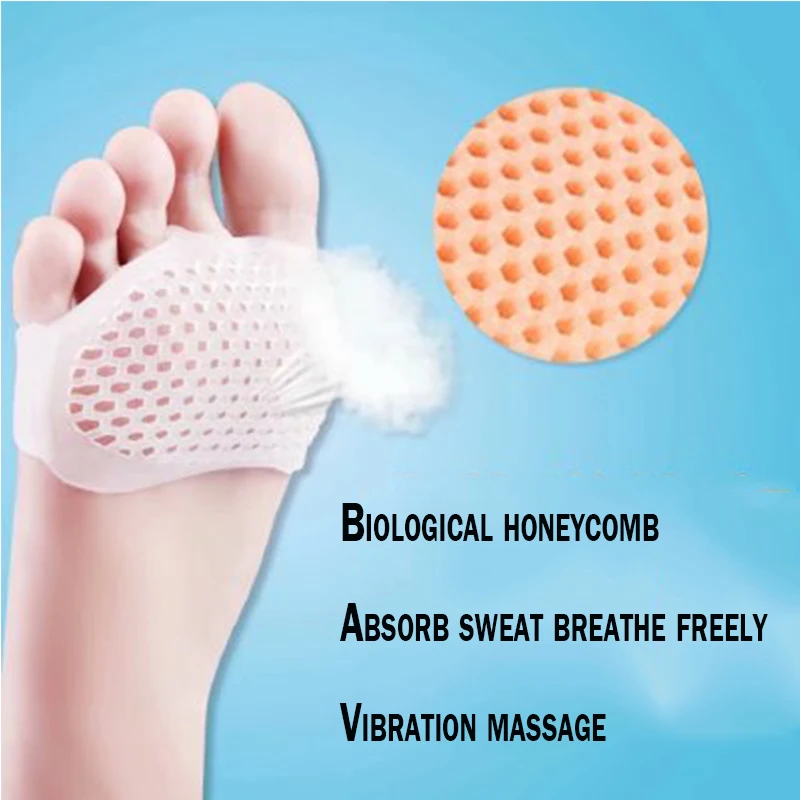 Нескользящая Сотовая Стелька для переднего отдела стопы на высоком каблуке
