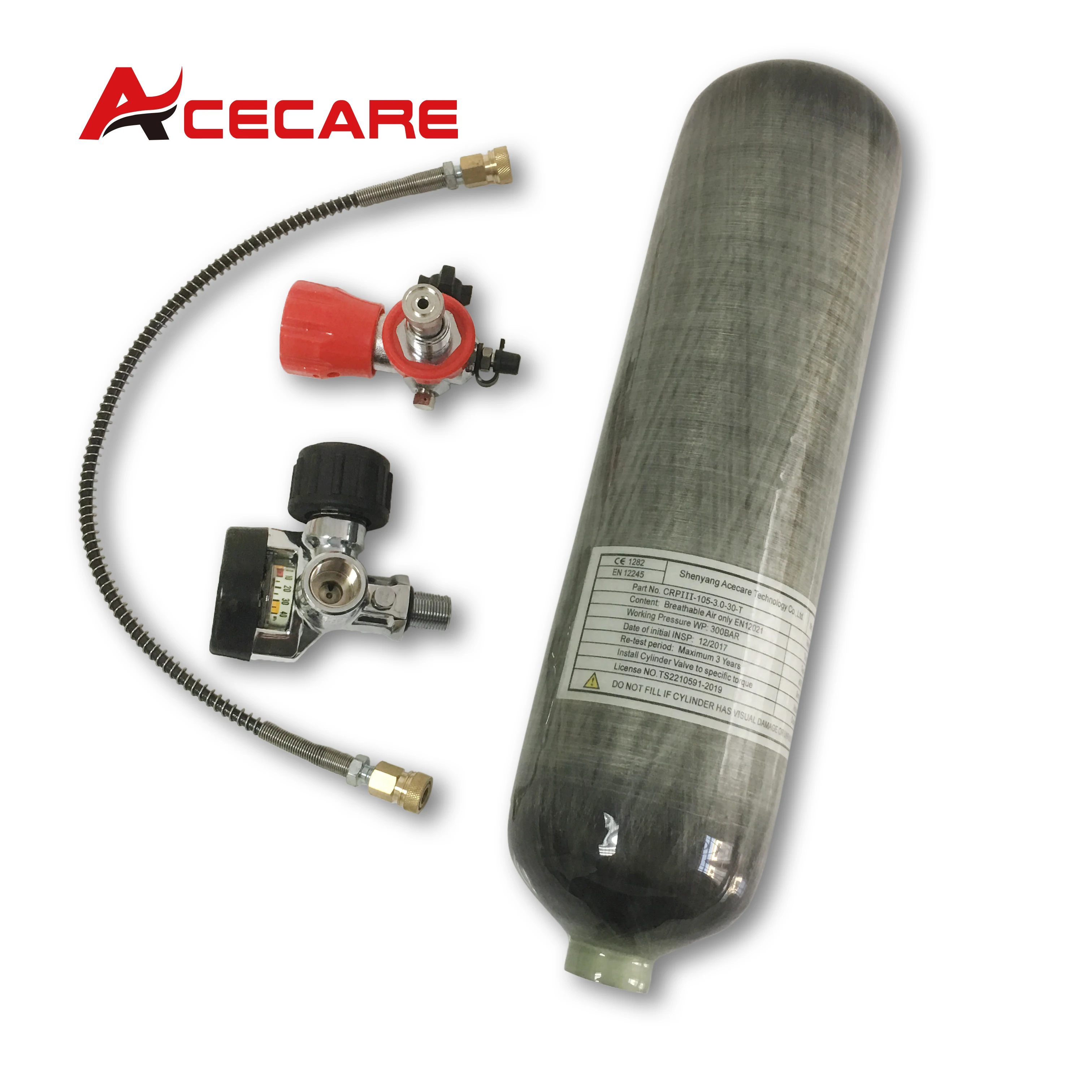 Acecare 3 л 4500 фунт/кв. Дюйм высококачественный сжатый пистолет для страйкбола и