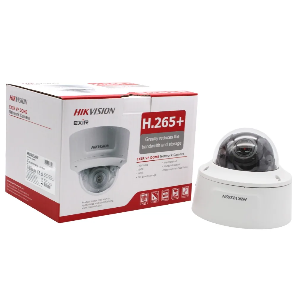 Купольная ip камера HIKVISION Vari с фокусным расстоянием 2 8 12 мм 4 K видеонаблюдения Мп POE