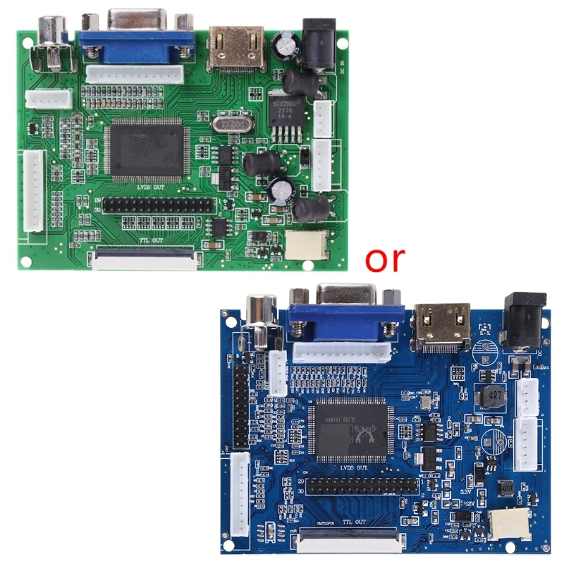 

AT070TN90/92/94 7inch VGA 50pin LCD Driver Board LCD TTL LVDS Controller Board