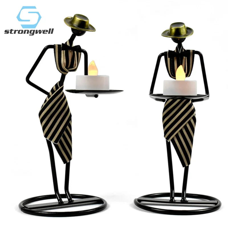 Strongwell скандинавский Западный церемониальный подсвечник для официанта