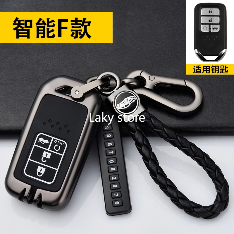 

Galvanized Alloy Car Key Cover Case For Honda Civic Accord Vezel Avancier Levin Breeze XRV CRV,Key Case For Car