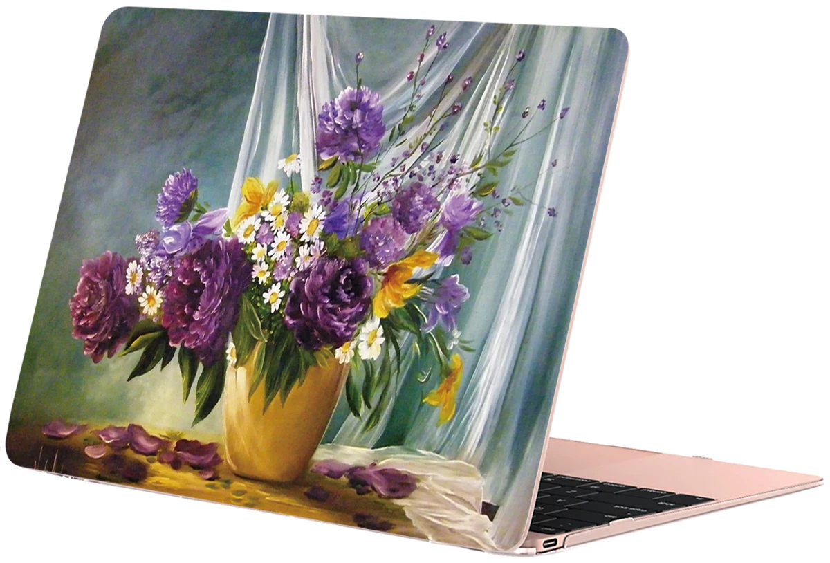 Чехол Sykiila для Macbook Air 11 13 Pro 12 13 15 чехол картина маслом оболочка A1706 A1707 A1989 Сенсорная панель Гог мрамор
