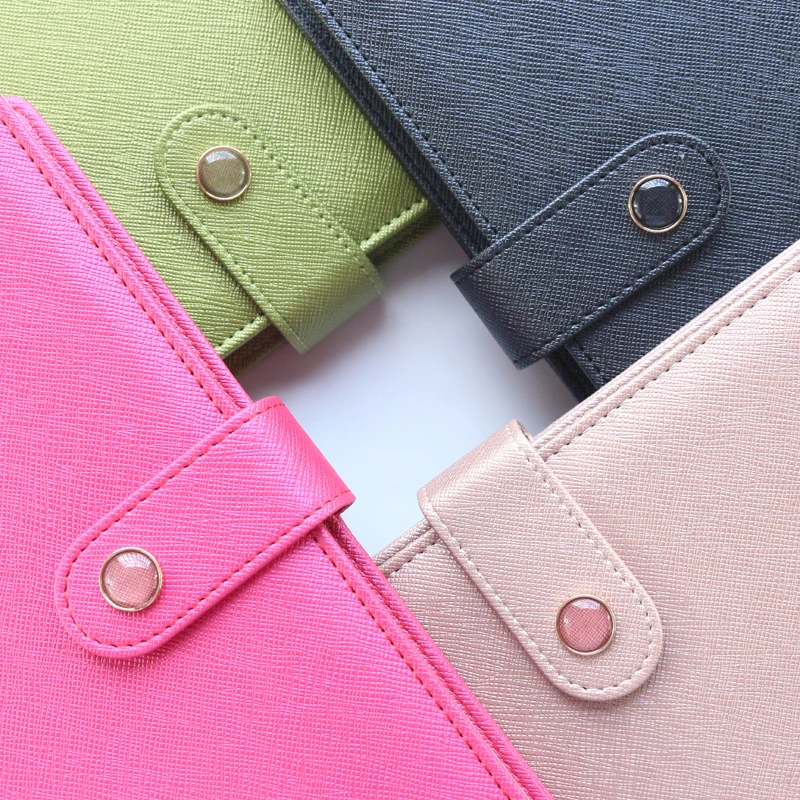 Domikee macaron Офисная и школьная кожа в твердом переплете 6 дюймов планер органайзер