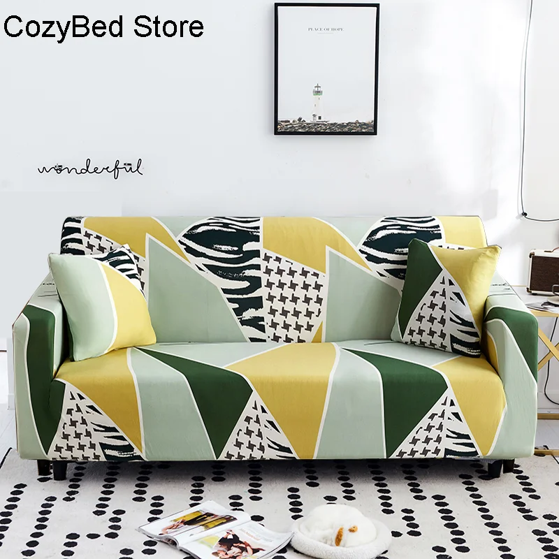 

Эластичный чехол для 1/2/3/4-местного дивана, с принтом