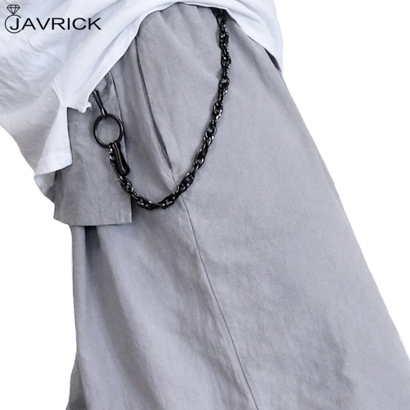 Черный металлический кошелек цепь ремень панк Брюки-хипстер Жан брелок хип-хоп