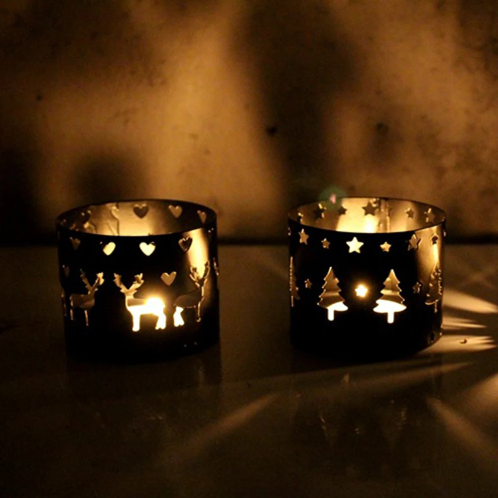 Декор для рождественской елки декор в виде снежинок лося пустотелый подсвечник