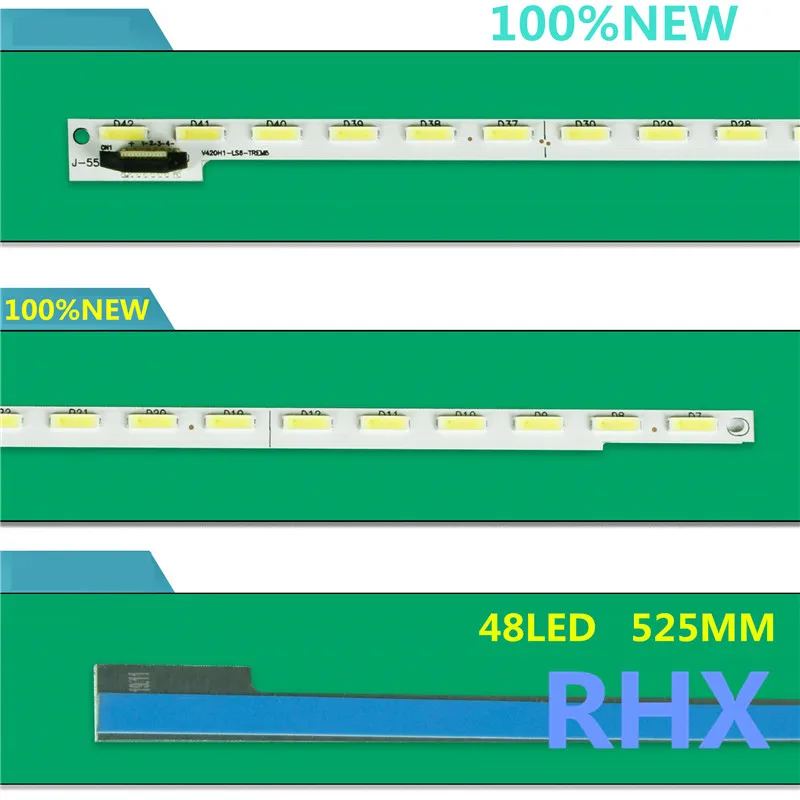 42 дюйма Подсветка V420H1-LS6-TREM5 полоски для TCL Konka 42E780U 42U2 UD6080D LED42R6610AU V420HJ1-LE6 REV.C5 48-LEDs 525