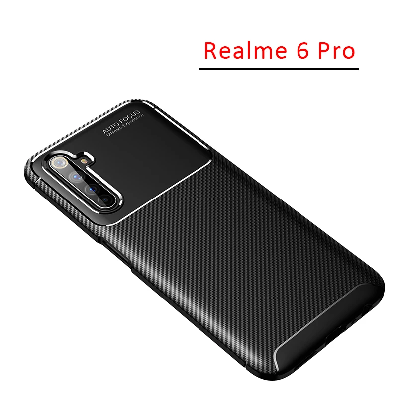 

case on realme 6 pro bumper cover for oppo realmi 6pro pro6 realme6pro protective phone coque back bag silicone matte soft tpu