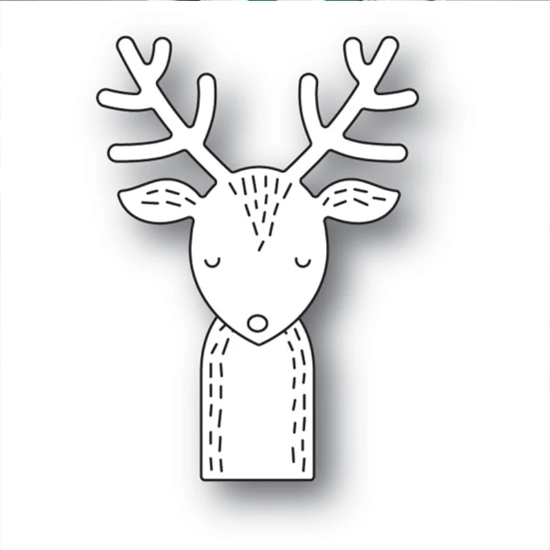 New Fawn Deer Animal Friends 2020 Metal Cutting Dies for DIY Scrapbooking and Card Making Decorative Embossing Craft No Stamps | Дом и сад