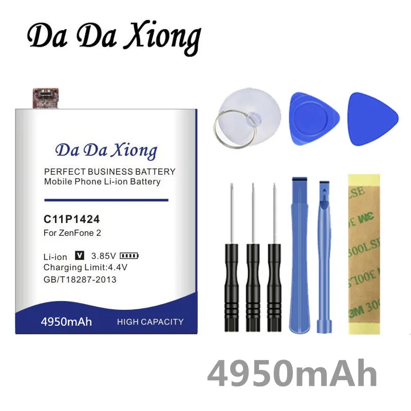 Аккумулятор Da Xiong 4950 мАч C11P1424 для Asus Zenfone 2 ZE551ML ZE550ML 5 дюймов Z00AD Z00ADB Z00A Z008D|battery