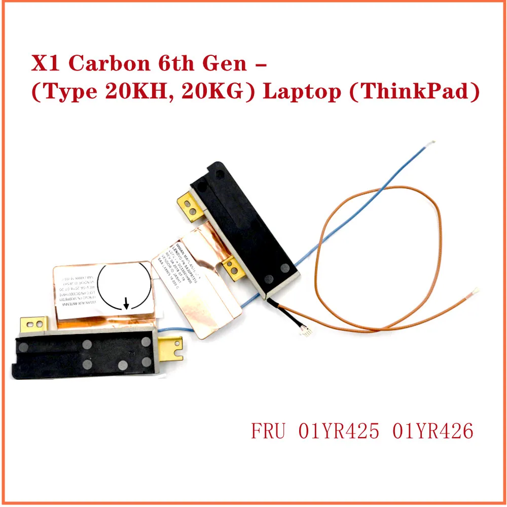 

01YR425 01YR426 для Lenovo ThinkPad X1 Carbon 6-го поколения 2018 WLAN WWAN фотомодуль красно-синяя антенна LTE 4G