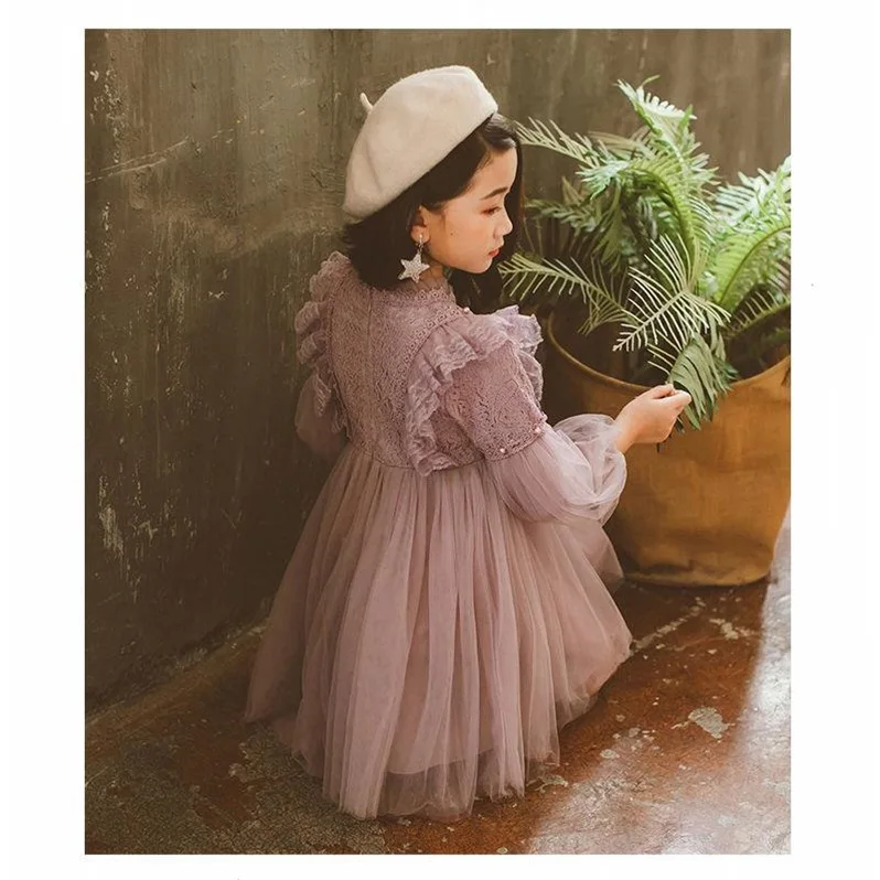 Платье для маленьких девочек модель 2019 года модная детская одежда на весну и