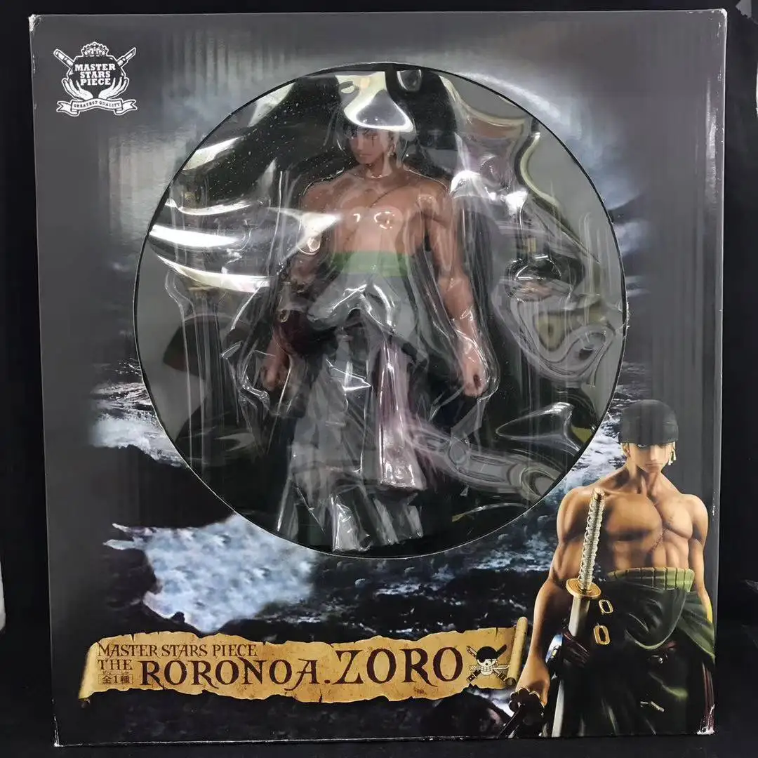 

One Piece Roronoa Zoro Anime Figures PVC Toys 23cm Model Sword Collection Action Figma Figurals Zoro Luffy Juguetes Brinquedos