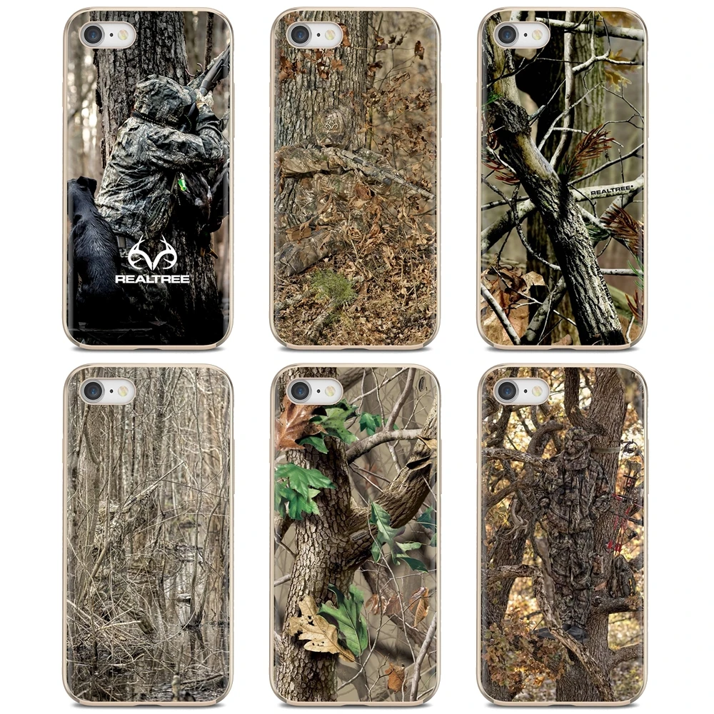 

For iPod Touch iPhone 10 11 12 Pro 4S 5S SE 5C 6 6S 7 8 X XR XS Plus Max 2020 Soft TPU Case Realtree Real Tree Camo